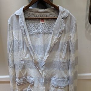 Lilka Anthropologie jersey blazer